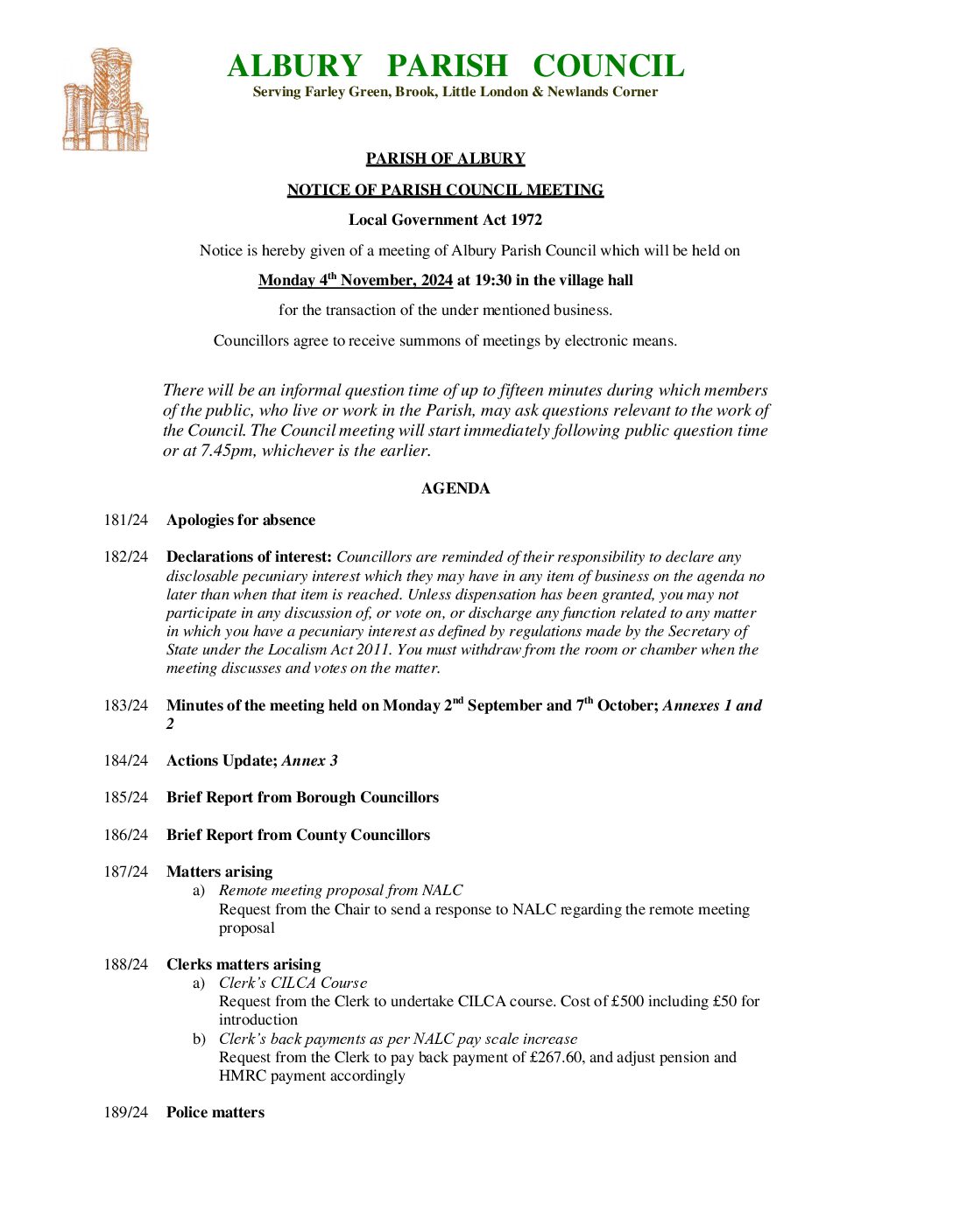 202411 – APC Agenda November 2024