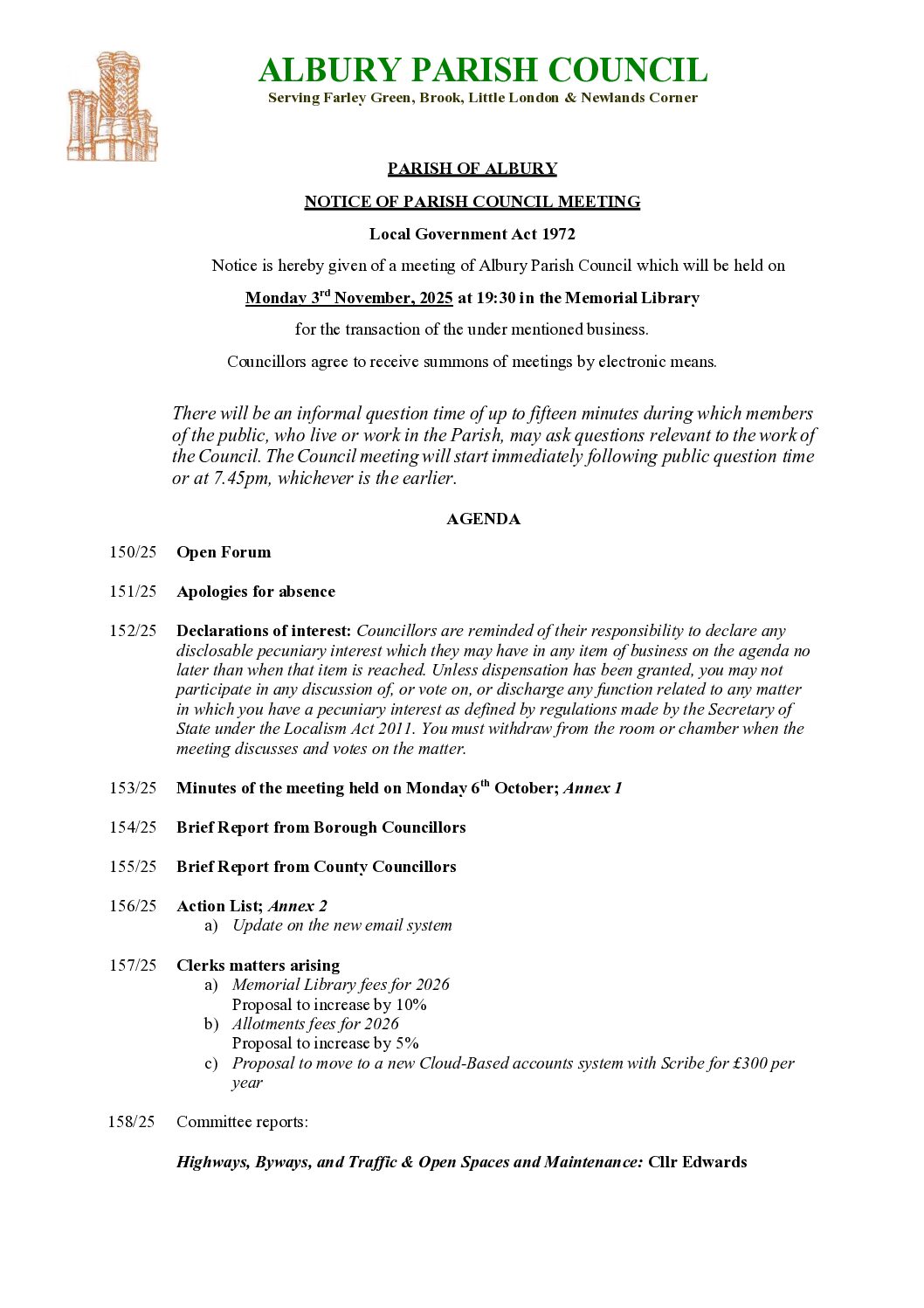 11.25 APC Agenda November 2025