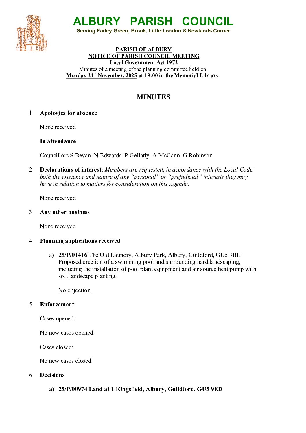 24-11-2025 Planning Meeting Minutes